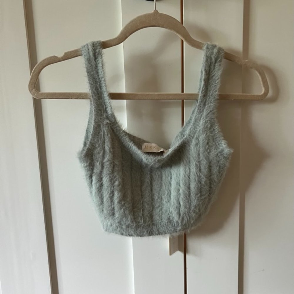 Fuzzy Crop Top